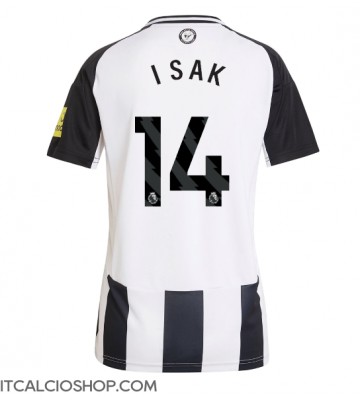 Newcastle United Alexander Isak #14 Prima Maglia Femmina 2024-25 Manica Corta